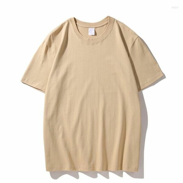 T-shirt unisexe kaki élégant