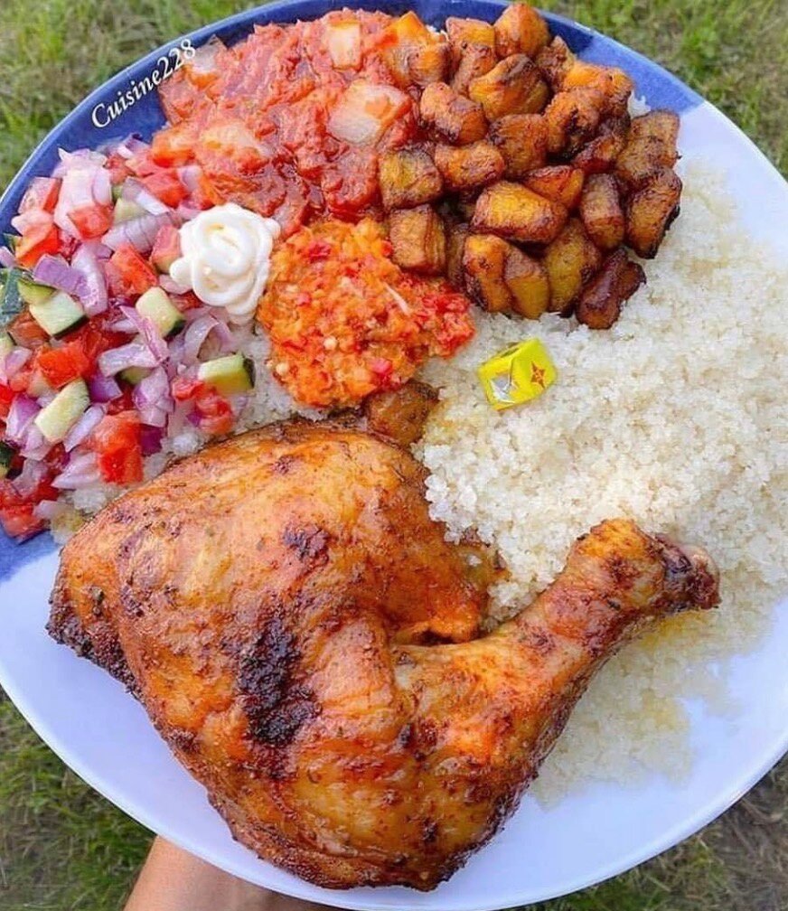 Poulet Grillé Alloco