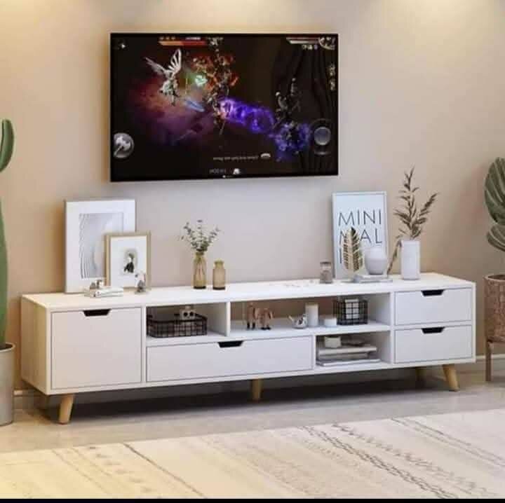 Meuble TV moderne blanc