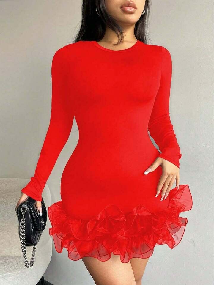 Classy red dress