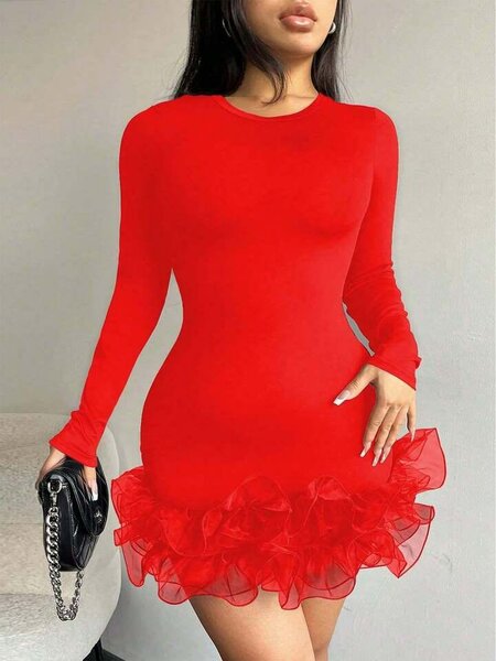 Classy red dress