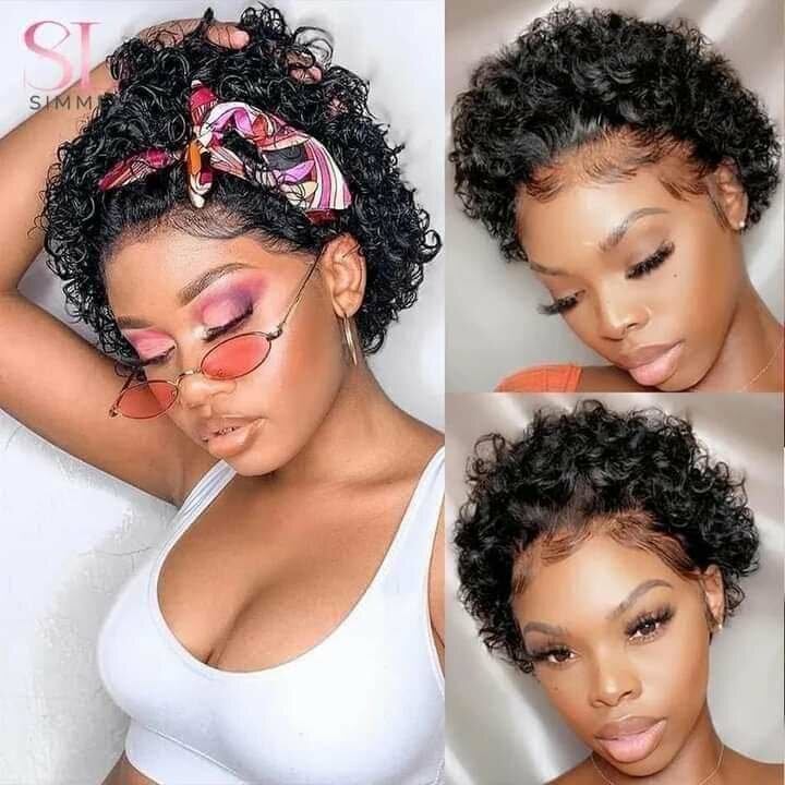 Perruque importé pixie curl