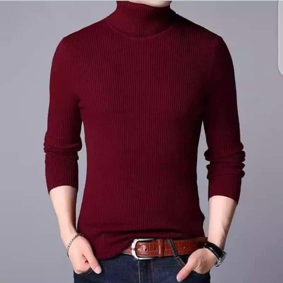 PULL COL ROULÉ homme
