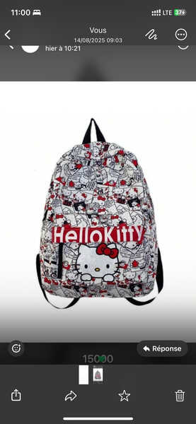 Sac à dos Hello Kitty
