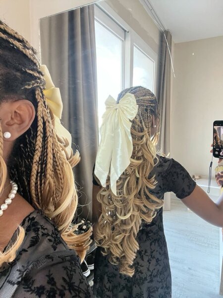 nœud à cheveux élégant