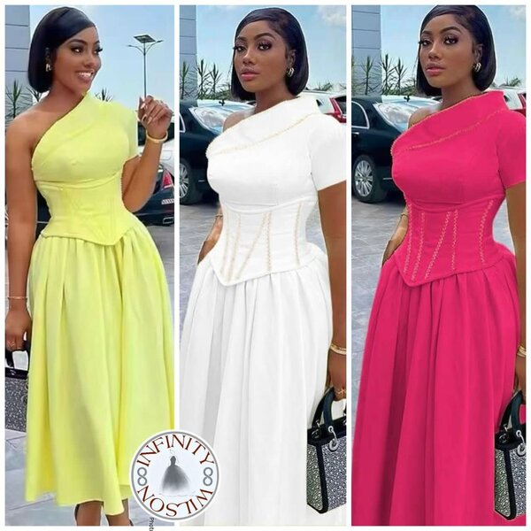 Ladies one hand corset dress