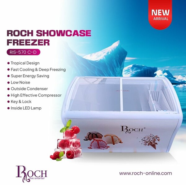 Ice cream display fridge