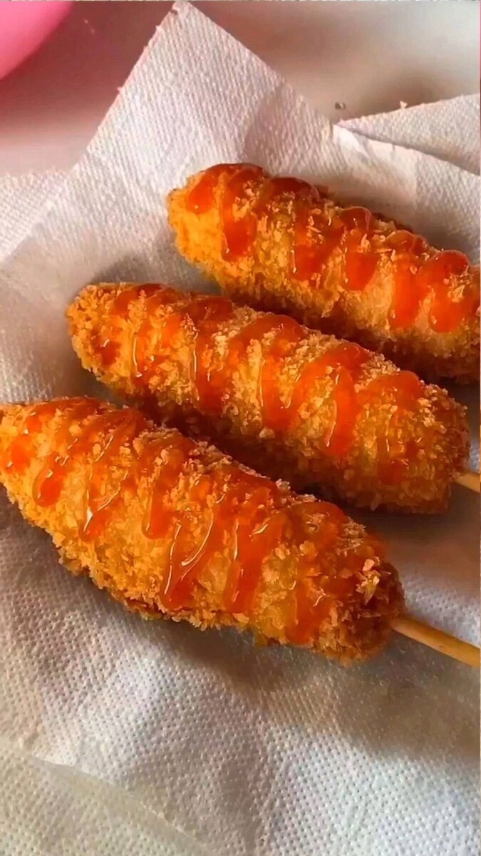 Délicieux Corn Dogs Croustillants