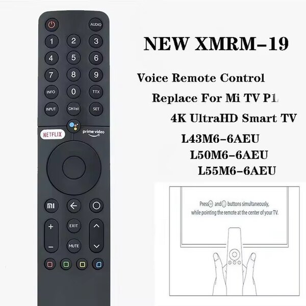 Pour Xiao mi TV BT télécommande vocale version internati