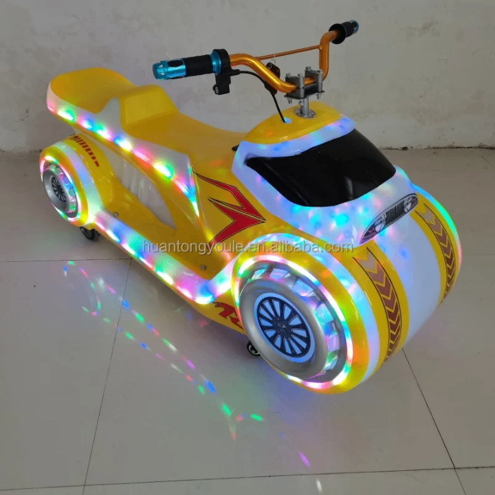Mini moto électrique LED enfants