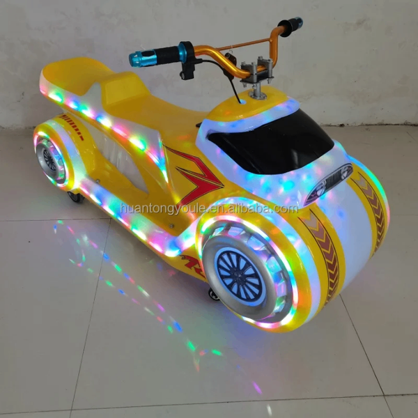 Mini moto électrique LED enfants