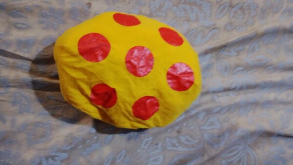 Peluche lapin jaune