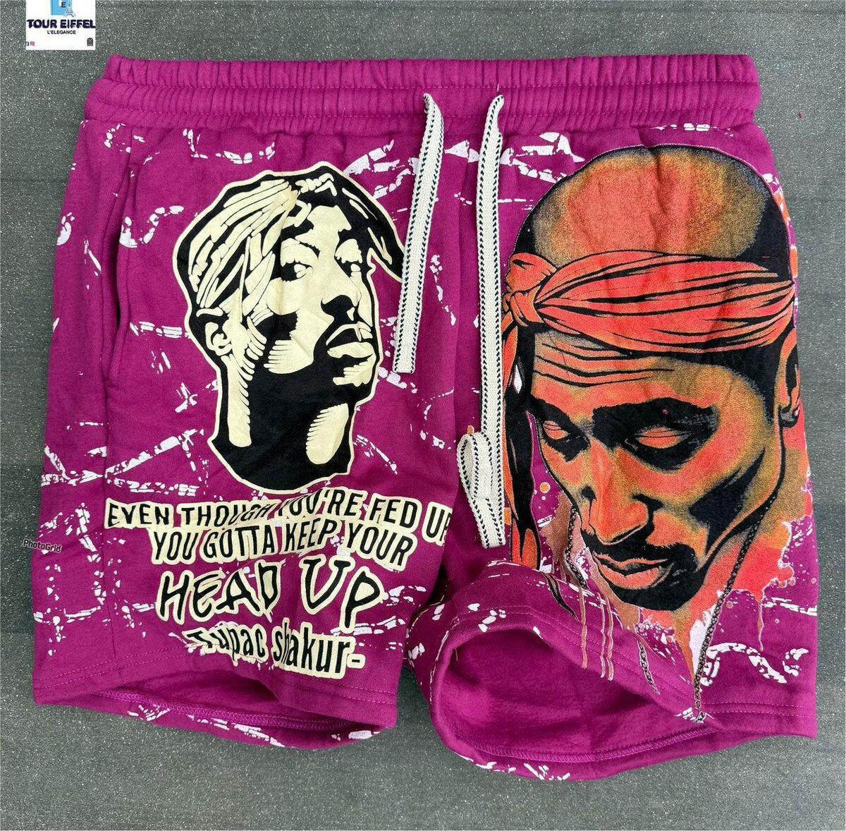 Shorts imprimés graphiques homme