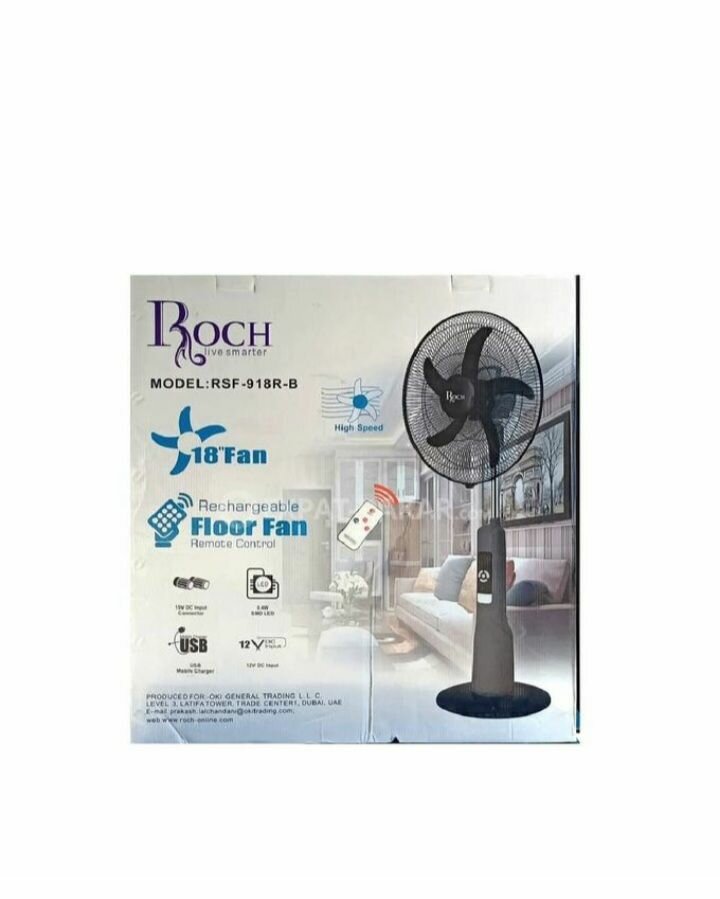 Ventilateur rechargeable - RSF 918R - Télécommandé