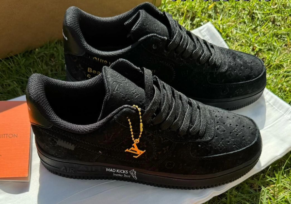LV black sneakers