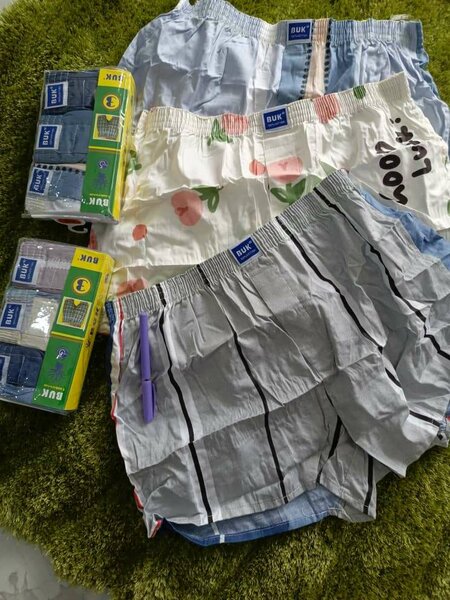 100% cotton boxers