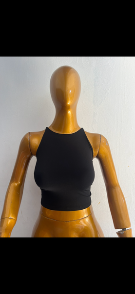 Top Femme Dos Croisé Noir