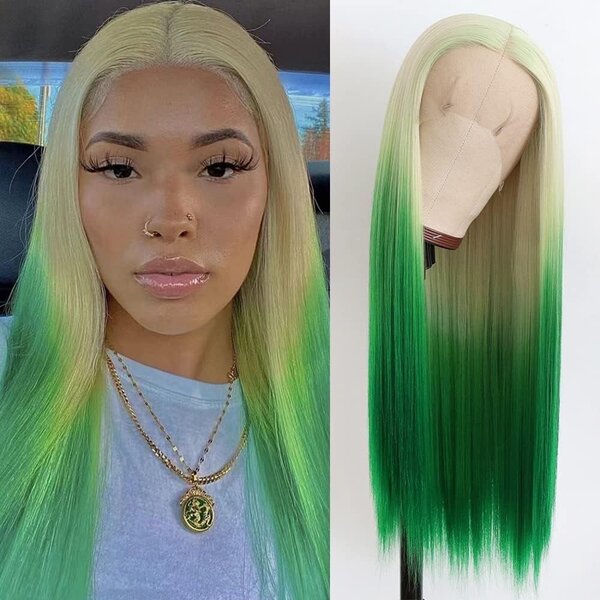 Human hair blend in 30inches full frontal