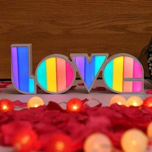 Lumière Multicolore LOVE