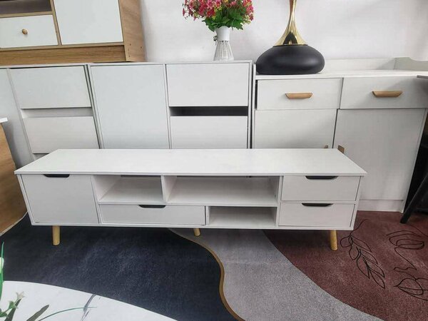 Meuble TV moderne blanc
