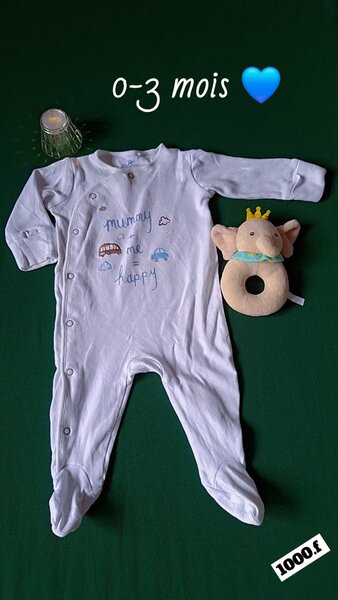 Pyjama Bébé 0-3 Mois