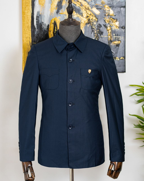 Suit bleu
