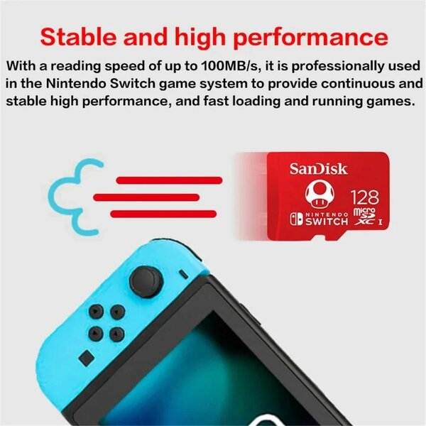 Carte microSD 128GB pour Nintendo Switch