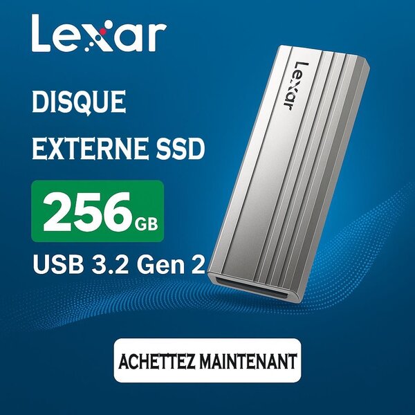 Lexar Disque Externe SSD 256GB