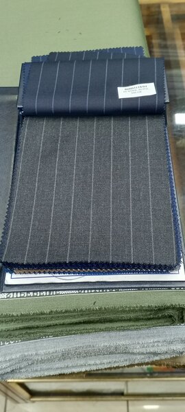 Tissu rayé pour costumes élégant