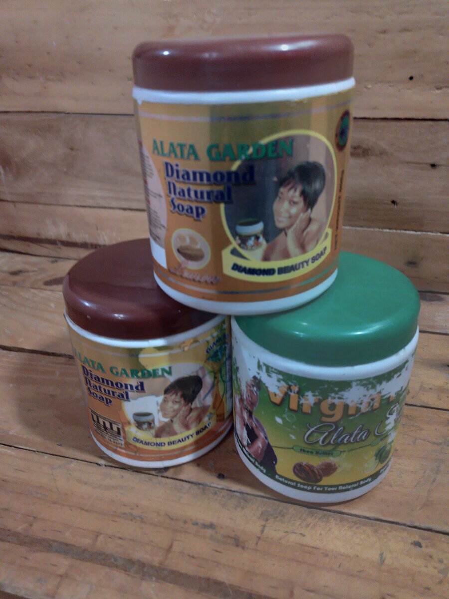 Virgin fresh and Diamond black soap
