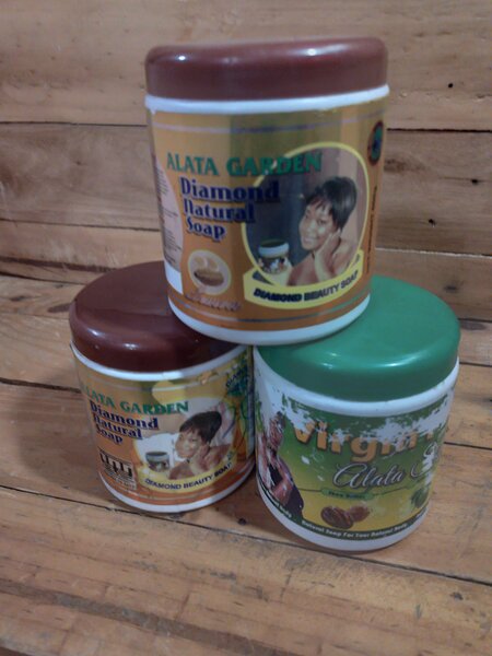 Virgin fresh and Diamond black soap