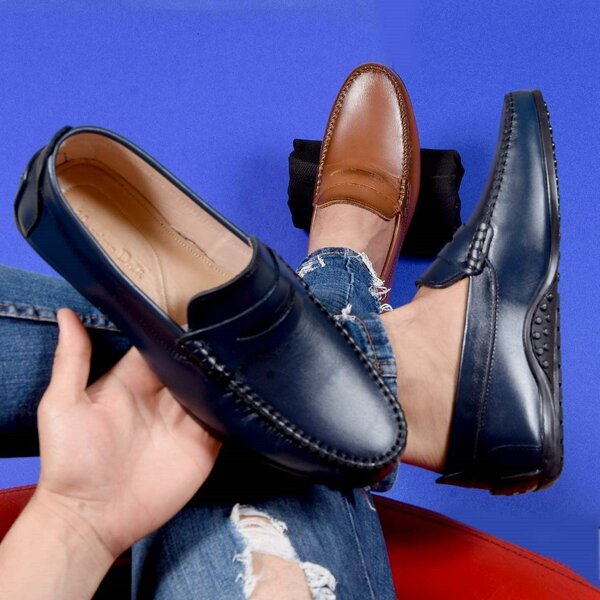 Mocassins en cuir élégants