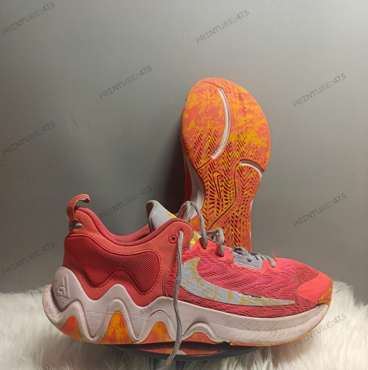 Baskets Hommes Confortables Rouges