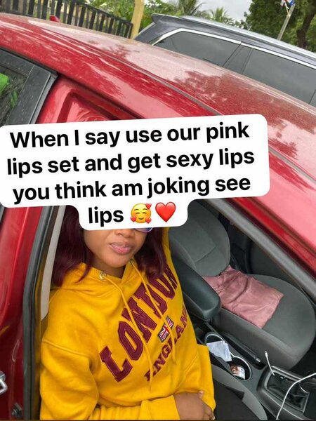 Pink lips balm set