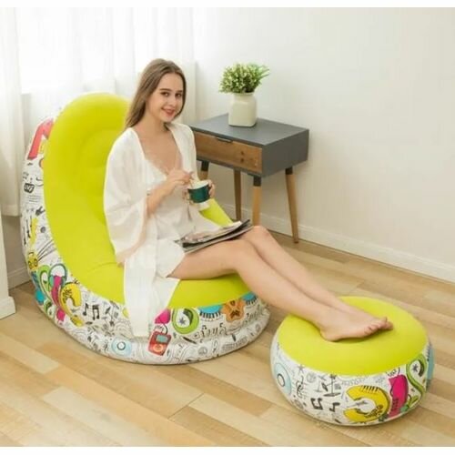 Fauteuil gonflable coloré