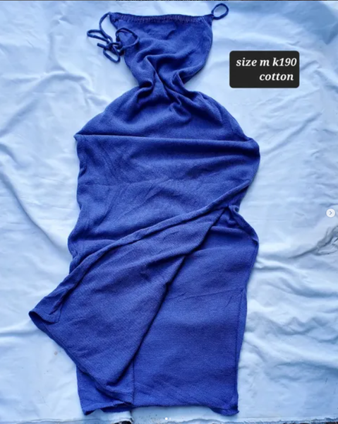 blue dress