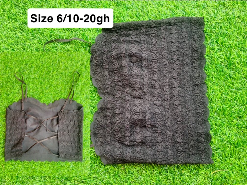 Sleeveless crop top