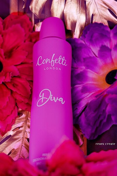 Confetti deodorant spray