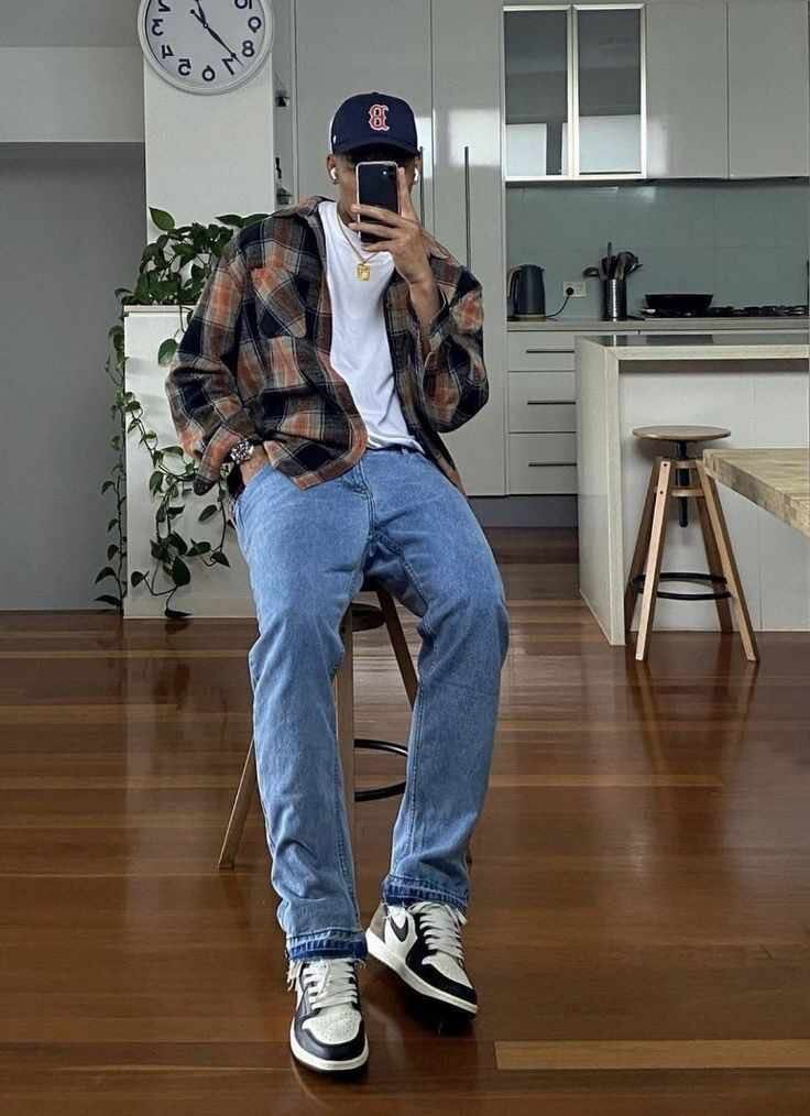 Men baggy jeans