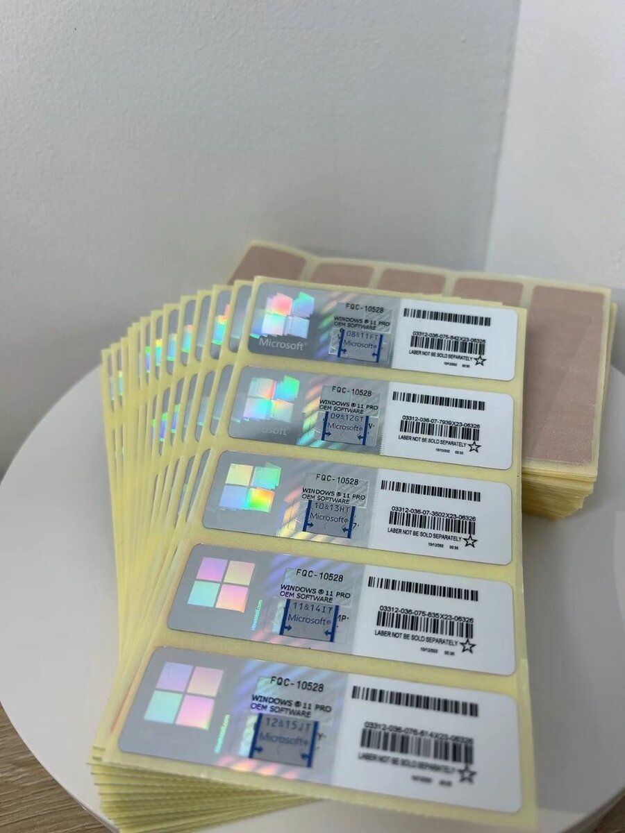 Sticker licence windows 11 pro