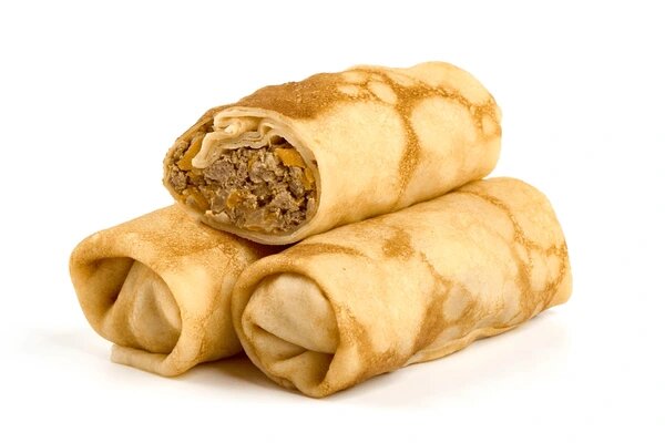 Crêpes roulées farcies