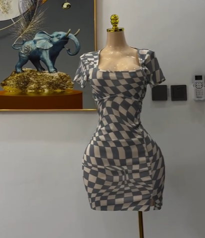 Checkered dress