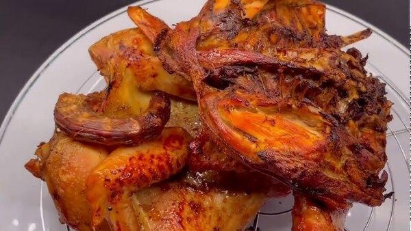Poulet flambé