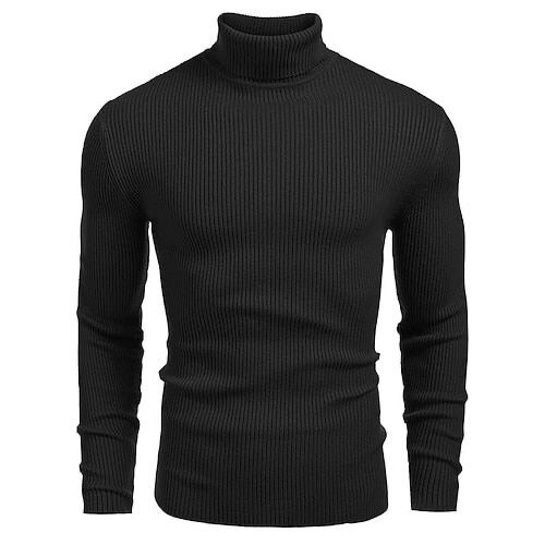 Pull col roulé