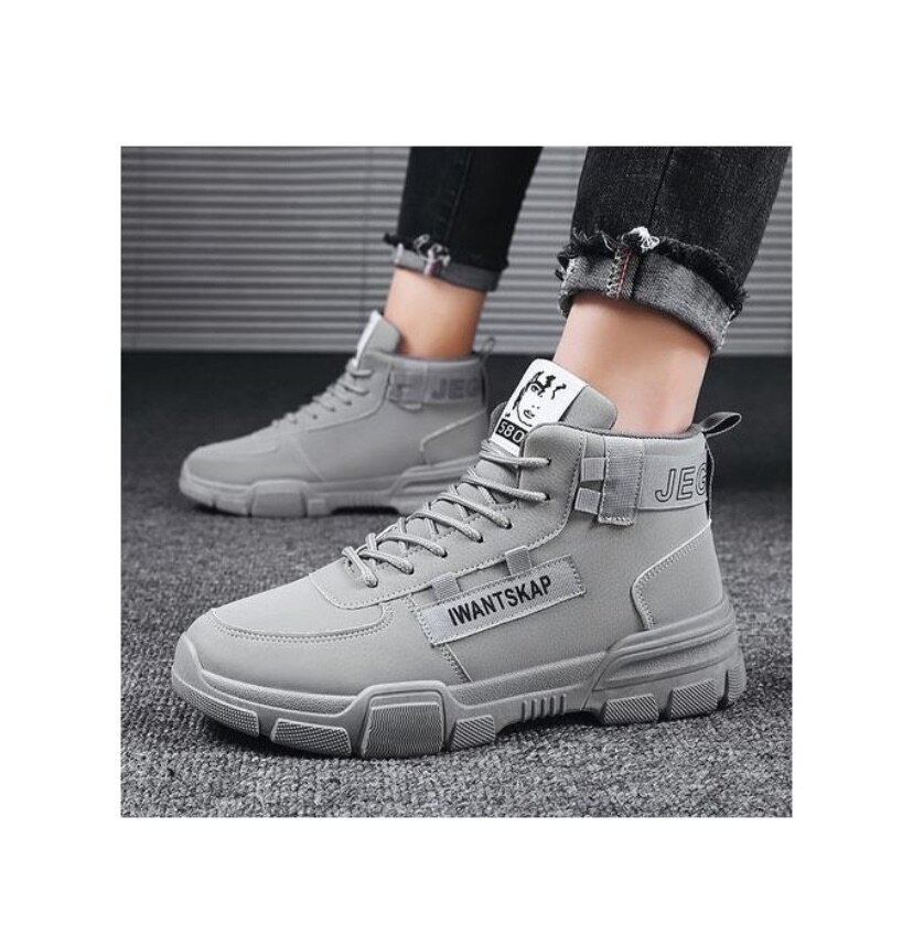 Men Winter Martin Boots(Grey)