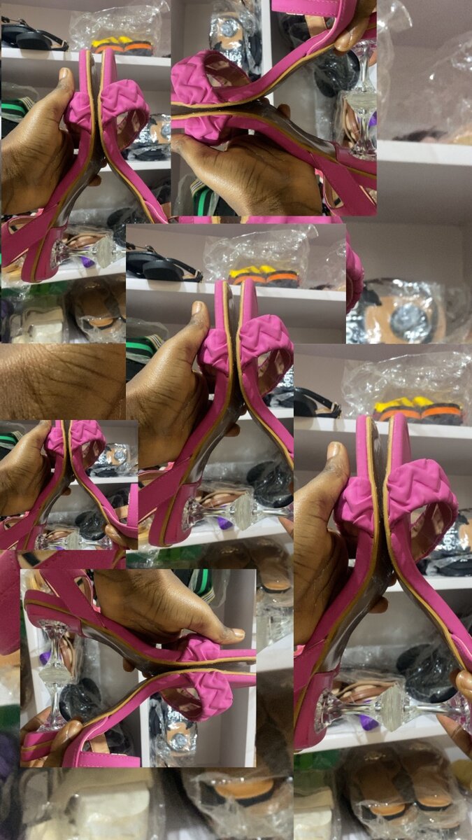 Size 38 pink heel