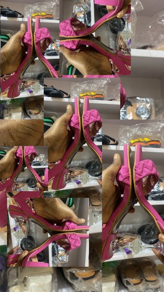 Size 38 pink heel