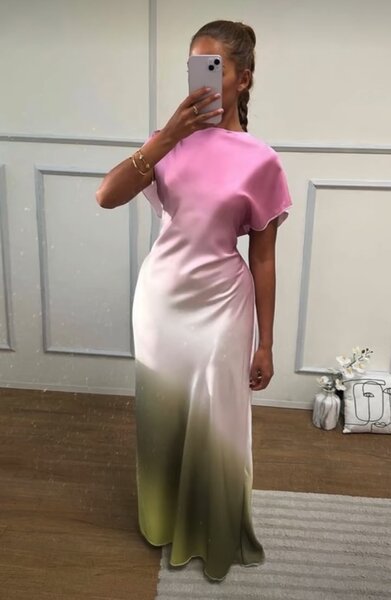 Robe multicolore