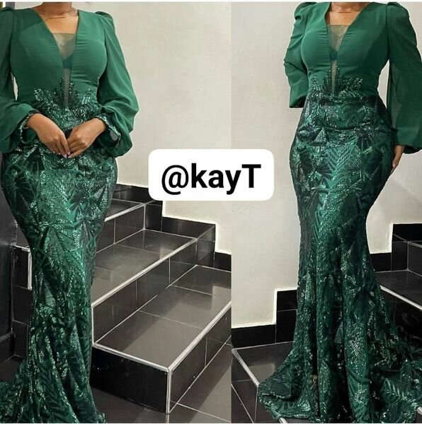 Green Long Dress