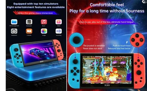 Console de jeux portable X80